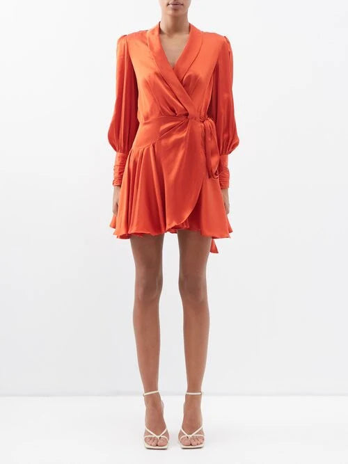 ZIMMERMAN - RUFFLE DRESS (Size Small)
