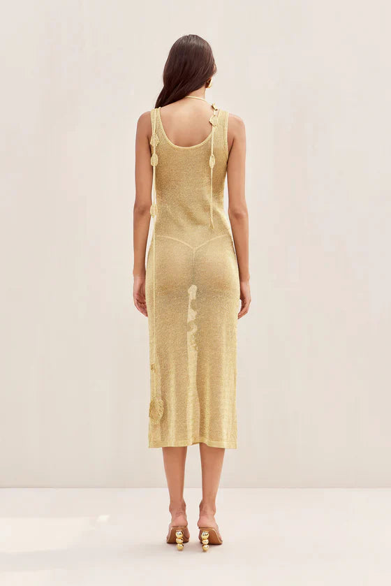 CULT GAIA - PEMMA CROCHET DRESS (Size Medium)