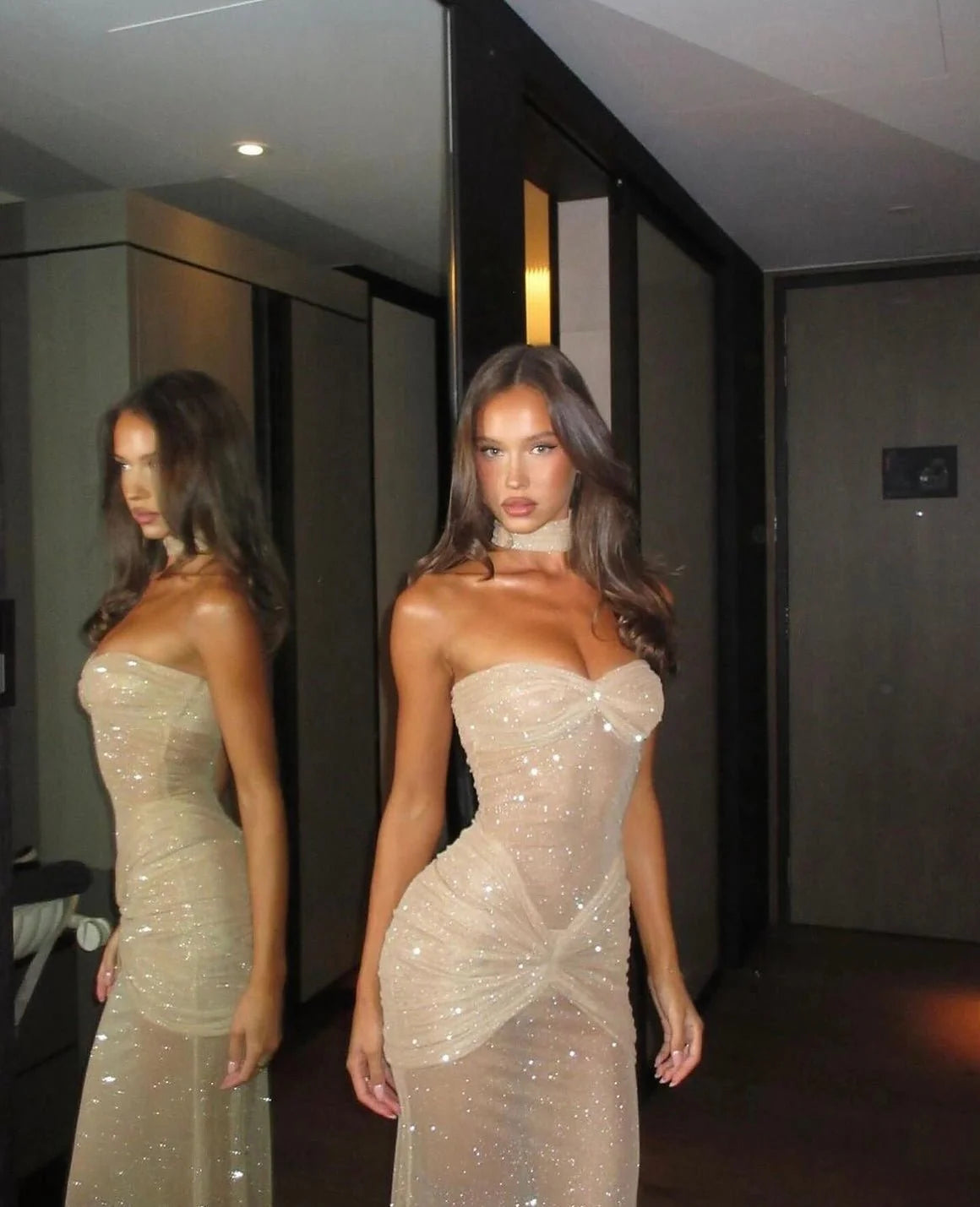 MIRROR PALAIS - STARLITE DRESS (Sizes XS/S/M)
