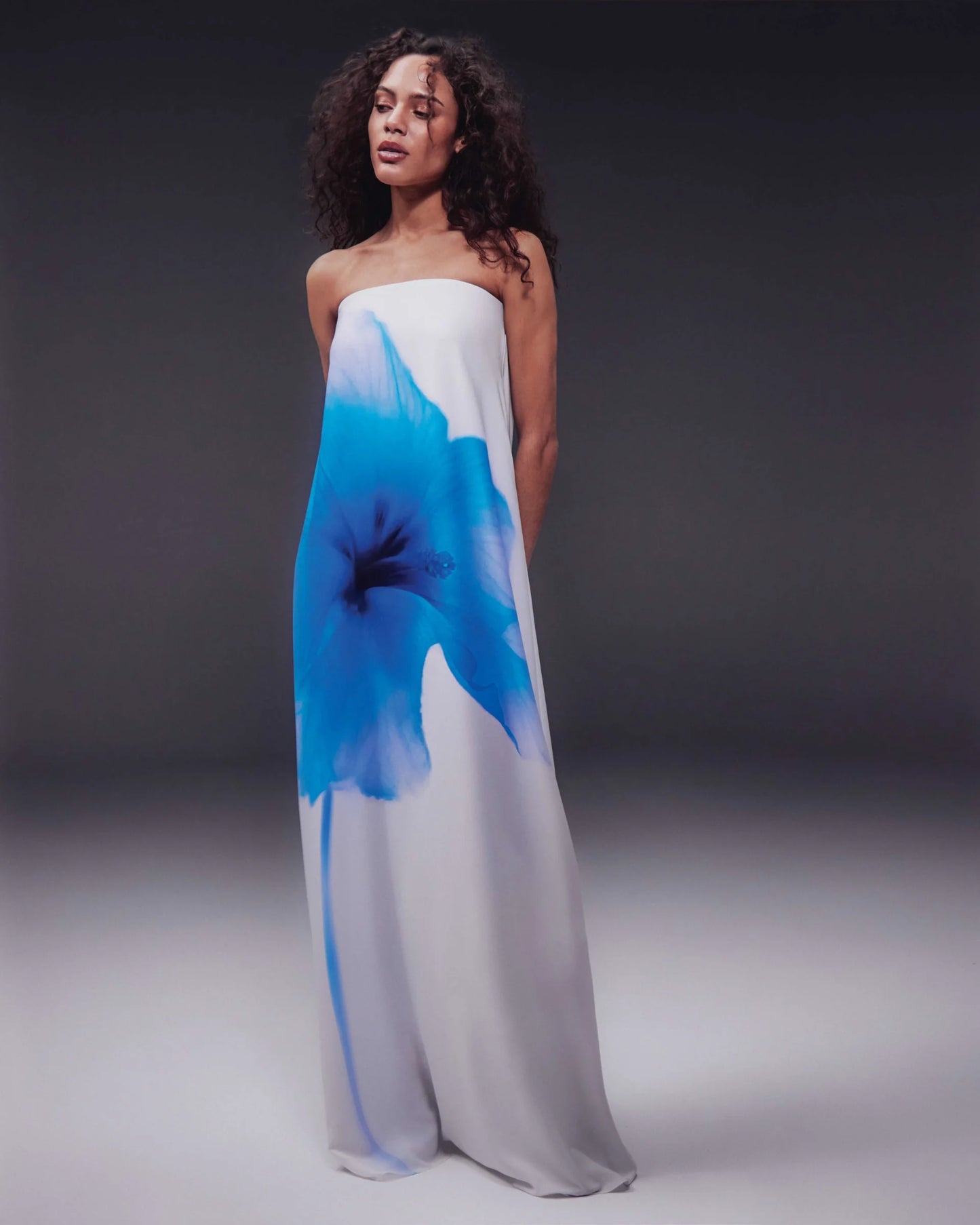 RAT & BOA - MONROE DRESS BLUE FLOWER (Size S/M)