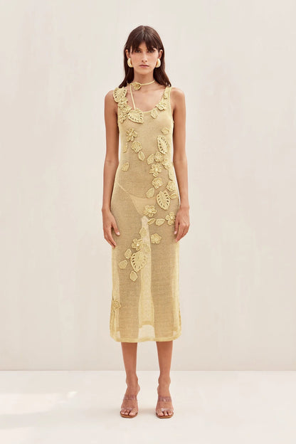 CULT GAIA - PEMMA CROCHET DRESS (Size Medium)