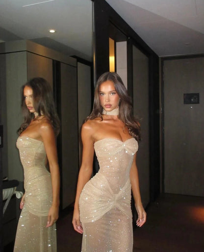 MIRROR PALAIS - STARLITE DRESS (Sizes XS/S/M)