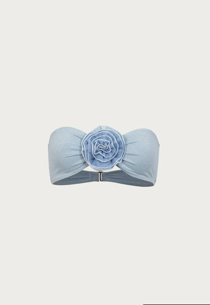 SAME - ROSE BANDEAU SWIMWEAR (Size Small)