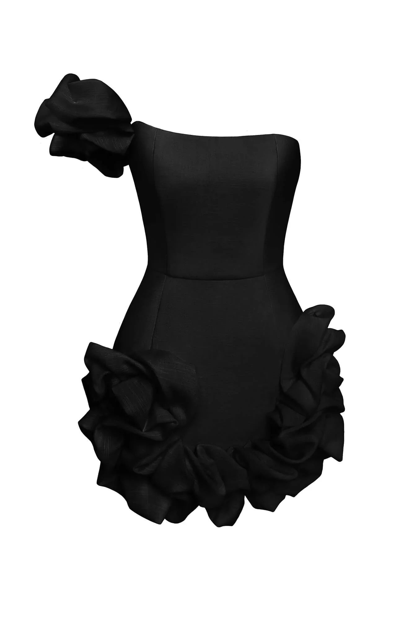 POST MERIDIEM - FLOUNCED BOTTOM BUSTIER DRESS (SALE)