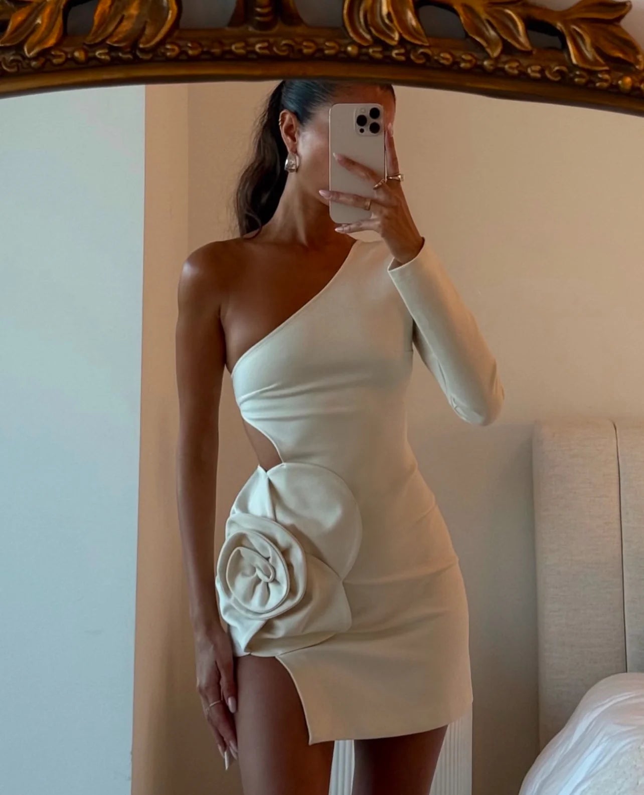 DELFI - CHLOE DRESS IVORY (Size Small)