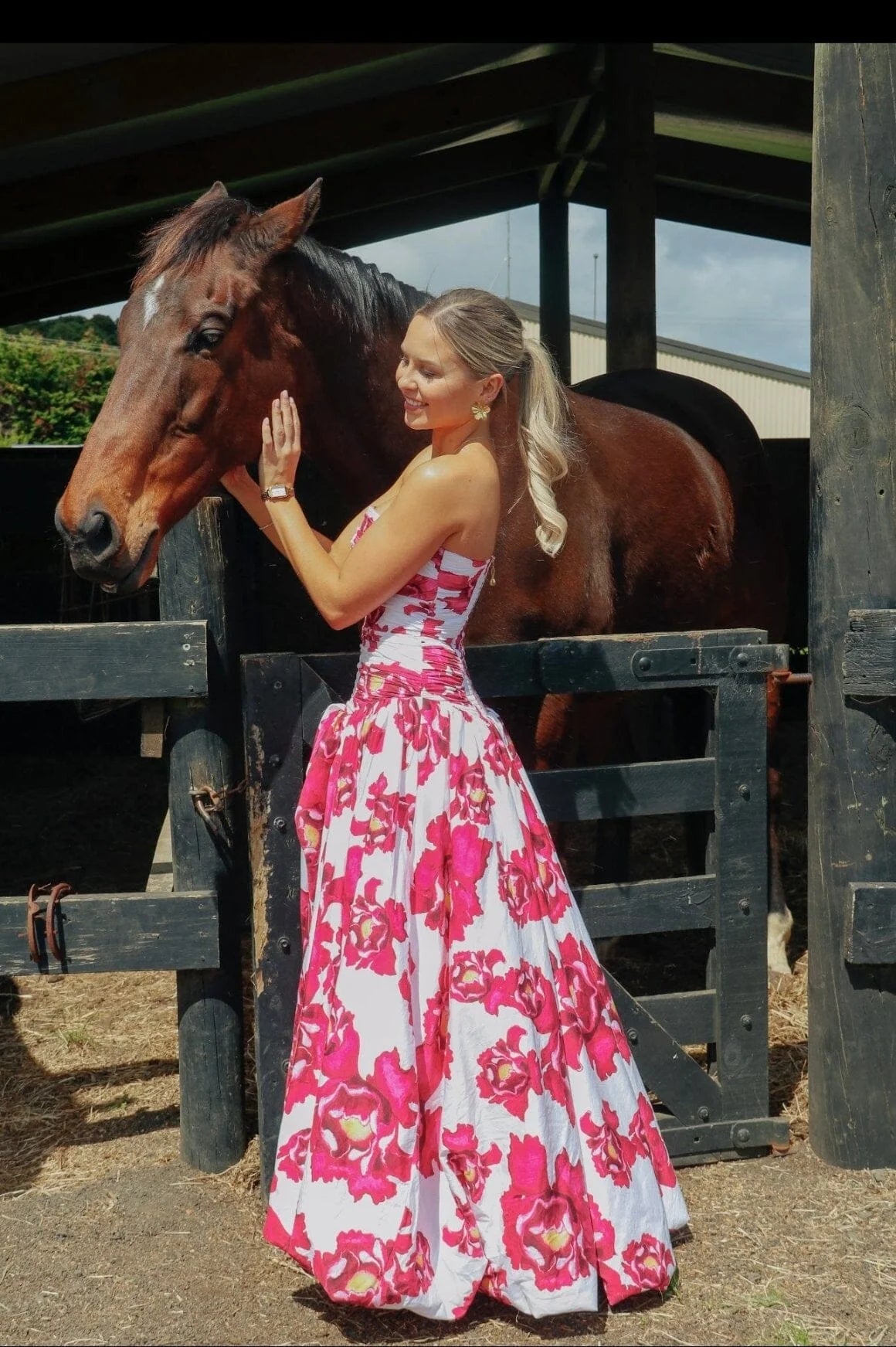 AJE - BEHOLD MAXI DRESS (Size Small)